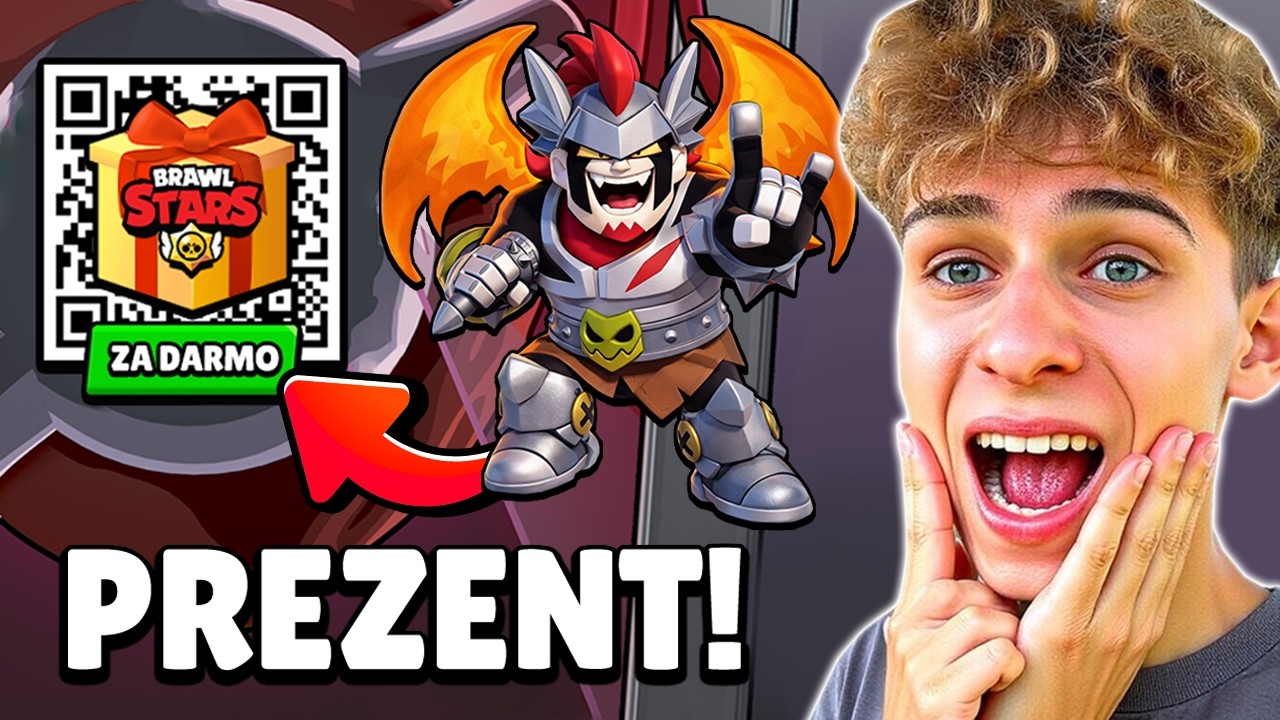 NIE ŻARTUJE! 🤯 PIERWSZY PREZENT od NOWEGO ZADYMIARZA DAMIANA w BRAWL STARS! 🥳