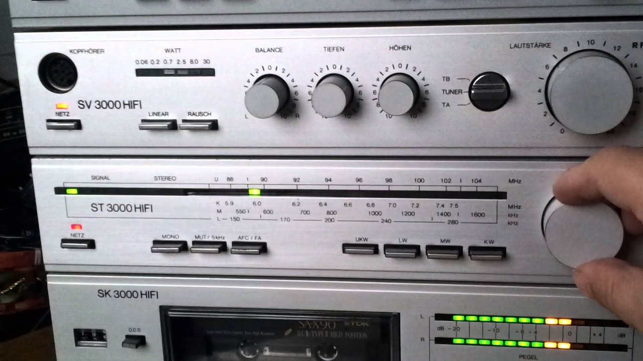 RFT S 3000 HIFI ANLAGE,  ST SV SK, DDR ANLAGE, GER&Auml;TESYSTEM, 30 CM BREIT