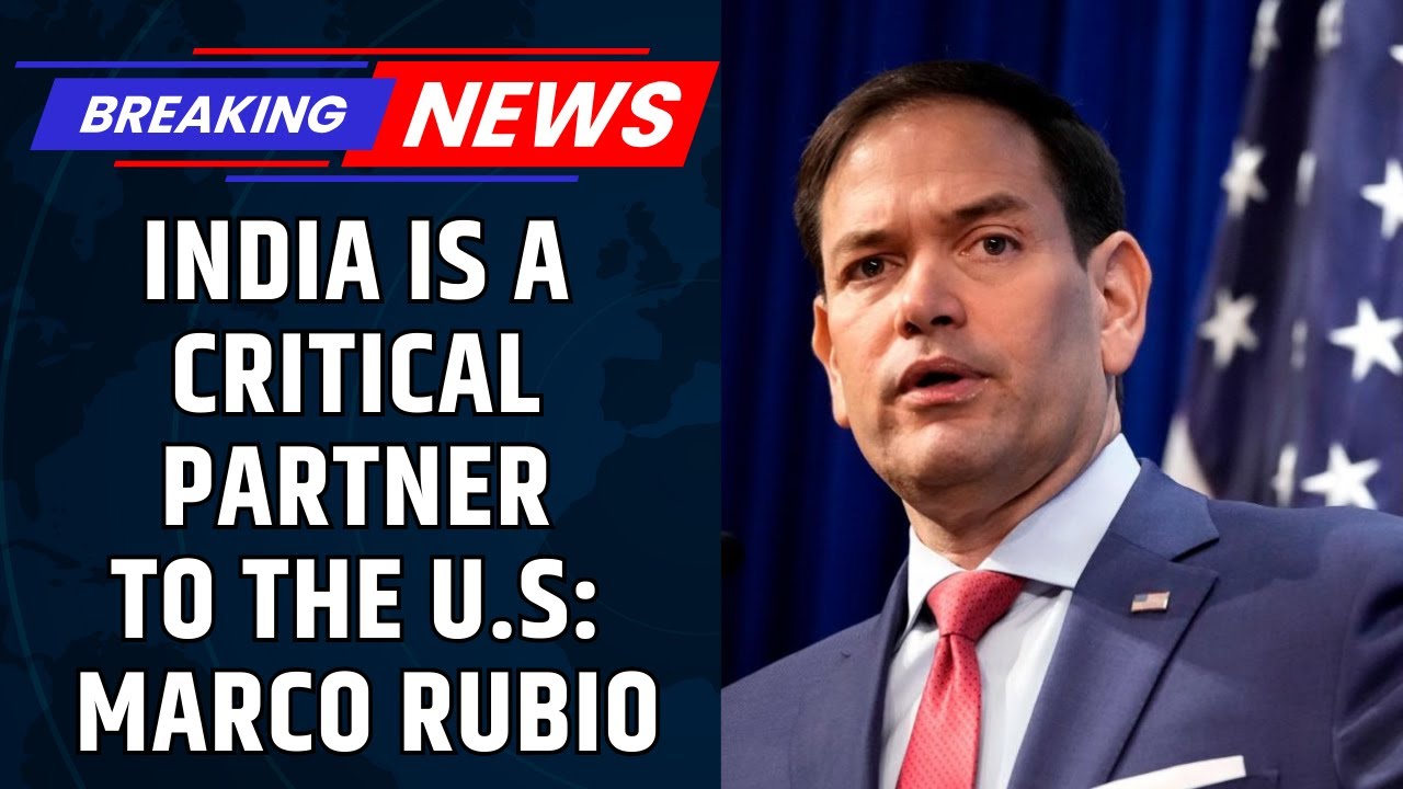Отношения Индии и США | Важное заявление Марко Рубио после встречи с министром иностранных дел С....