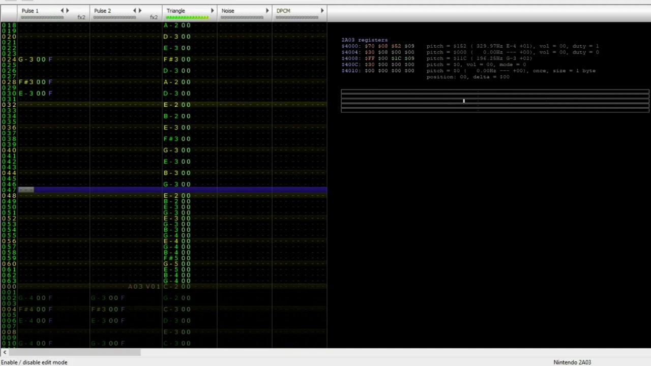 Je T'aime (Encore) - Sno.Lukav + Renard - 0CC Famitracker(2A03)