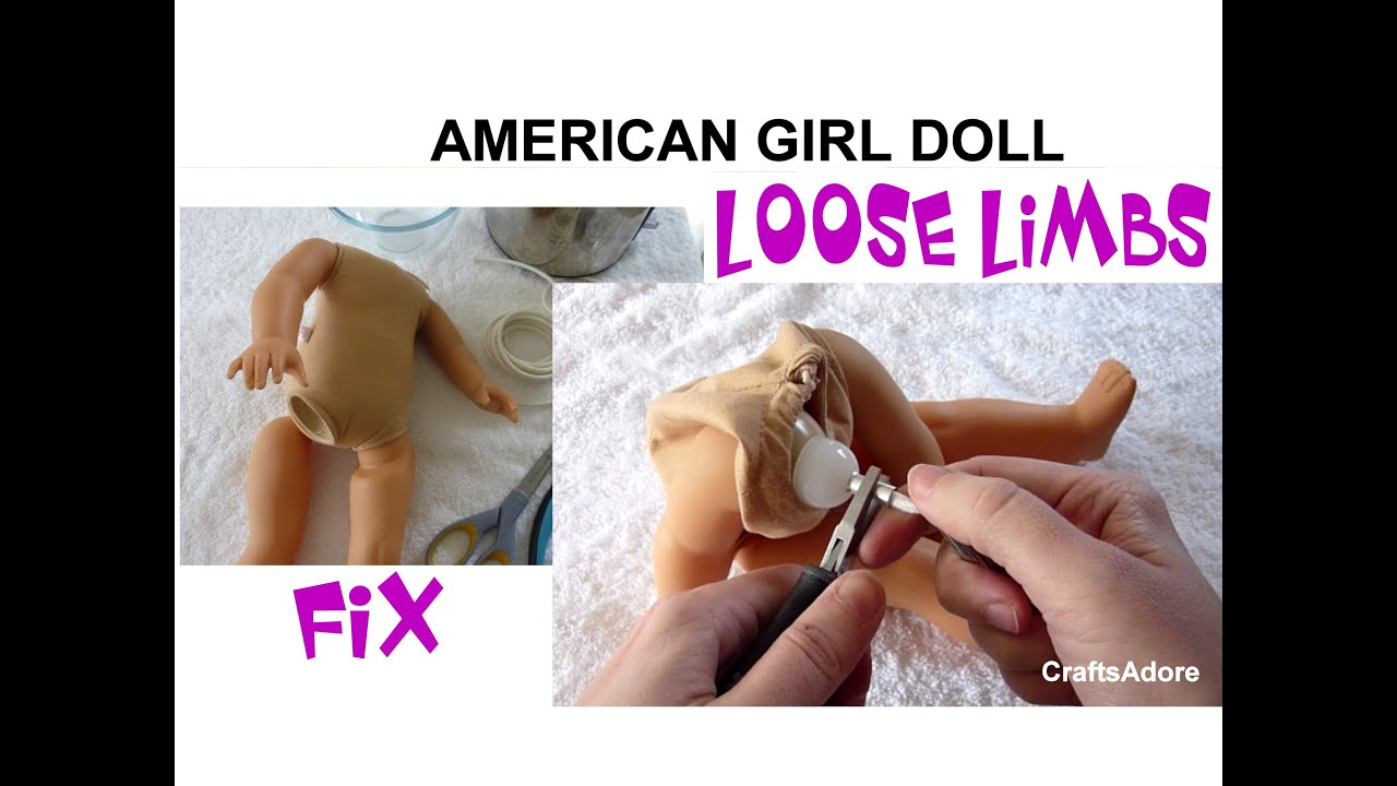 American Girl Doll Restring Limbs Tutorial ~HD PLEASE WATCH IN HD~
