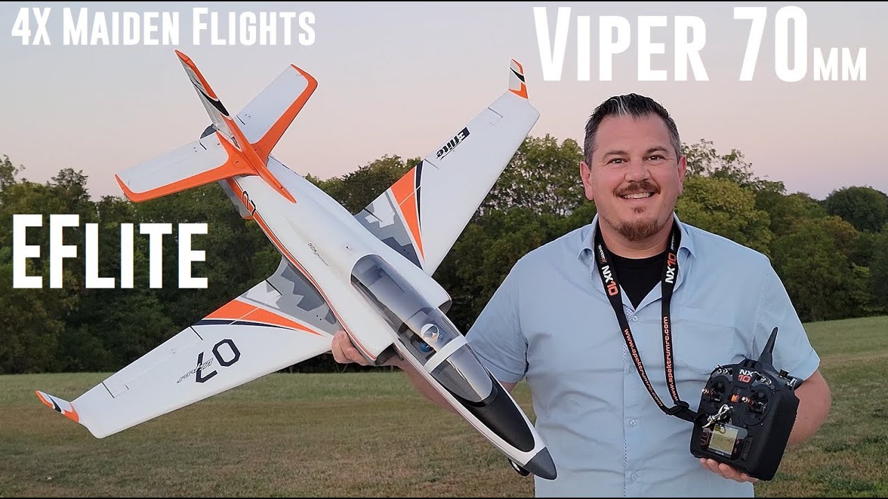 E-flite - Viper V3 - 70mm - 4X Maiden Flights