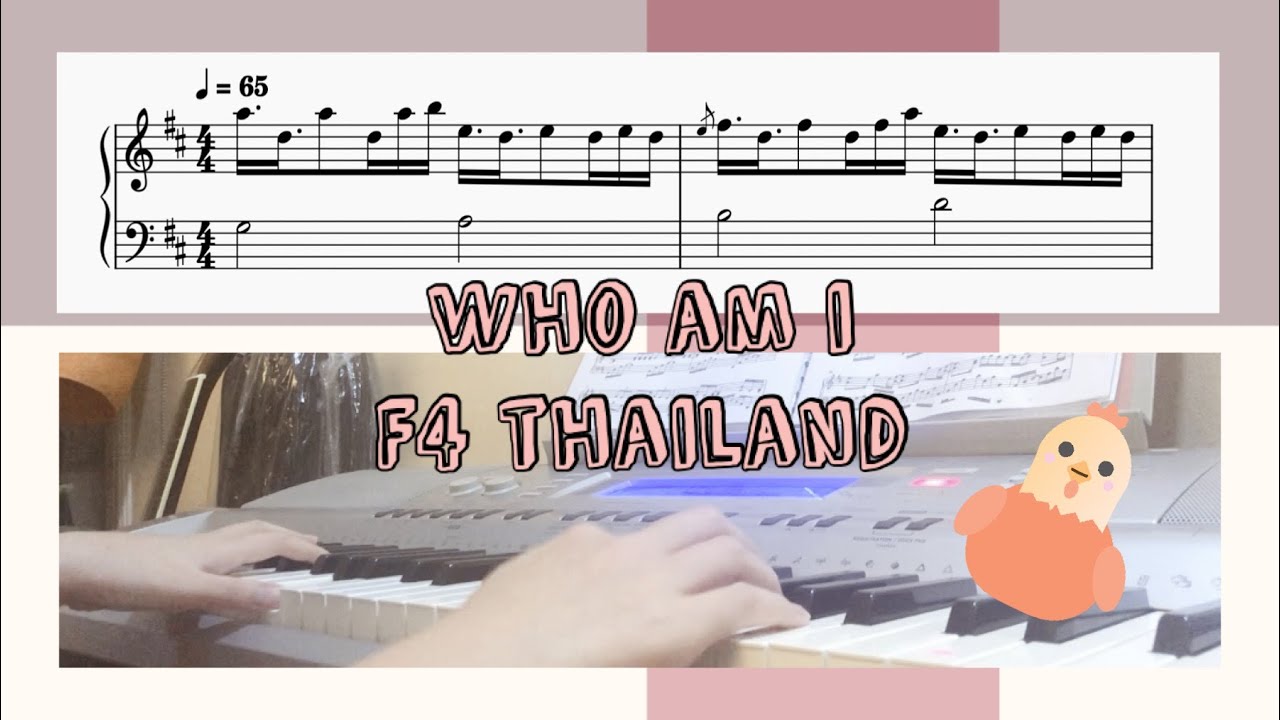 Who Am I Piano Cover / Tutorial- F4 Thailand Boys Over Flowers OST