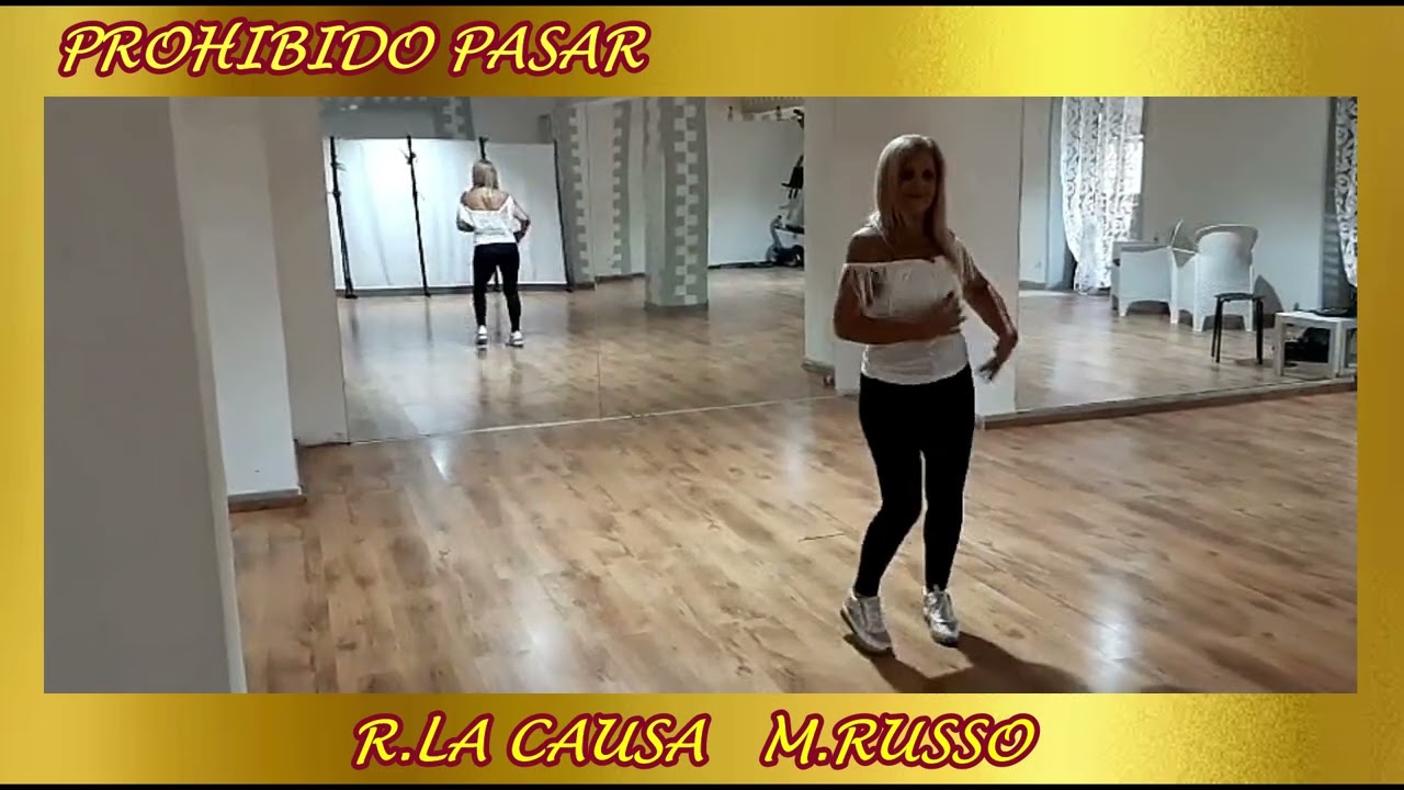 PROHIBIDO PASAR/ALEX ORTIZ/LINEA RBL/COREO ROSARIA LA CAUSA MARIA RUSSO/VIDEO DI SPALLE