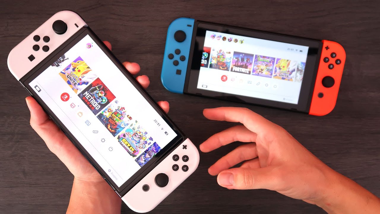 🔥 DIFERENCIAS 🔥 Nintendo Switch OLED vs Nintendo Switch NORMAL (Comparación definitiva)