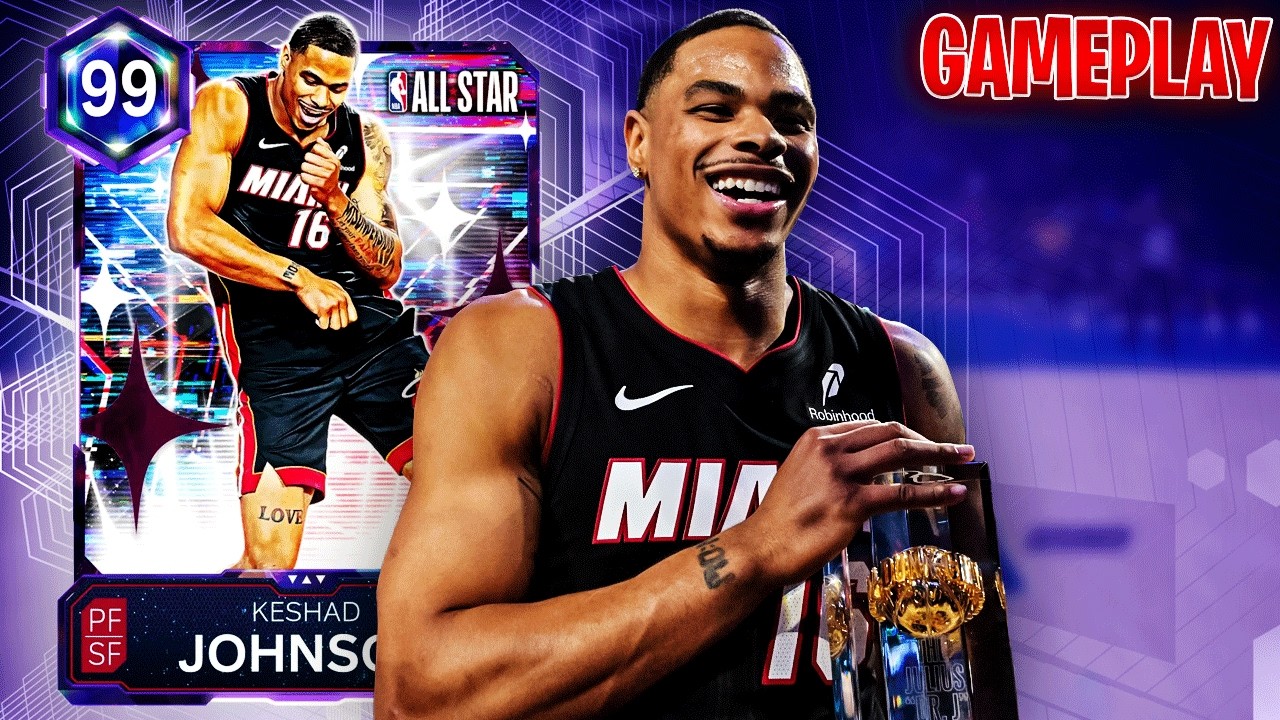 DARK MATTER KESHAD JOHNSON GAMEPLAY!! IS THE DUNK CONTEST CHAMP WORTH USING IN NBA 2K26 MyTEAM??