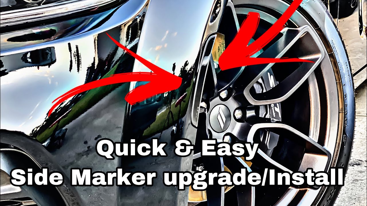 Widebody Charger | Quick Install of Side Marker Lights | OctaneRed_392