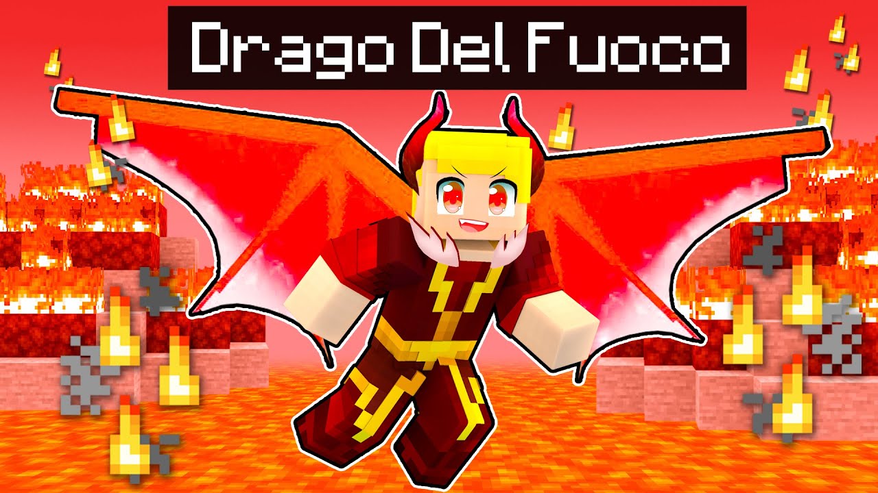 Divento Il DRAGO Del FUOCO Su Minecraft!