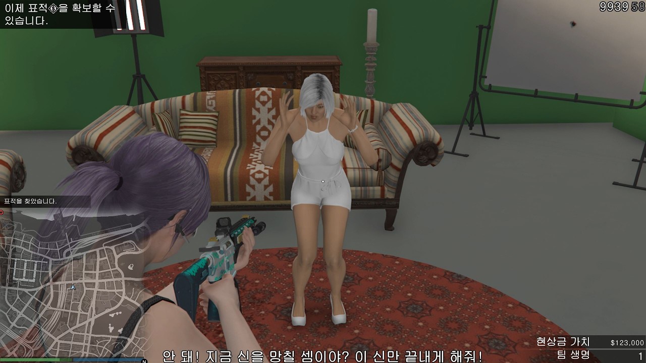 GTA5 온라인 인핸스드 : 보석사무소 - 일급지명수배자 클레오 송