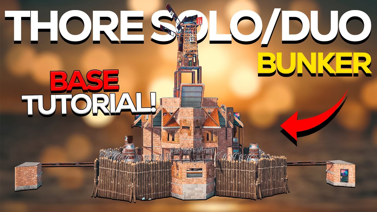THORE SOLO/DUO | 2X1 BASE BUNKER | RUST BASE DESIGN [2025]