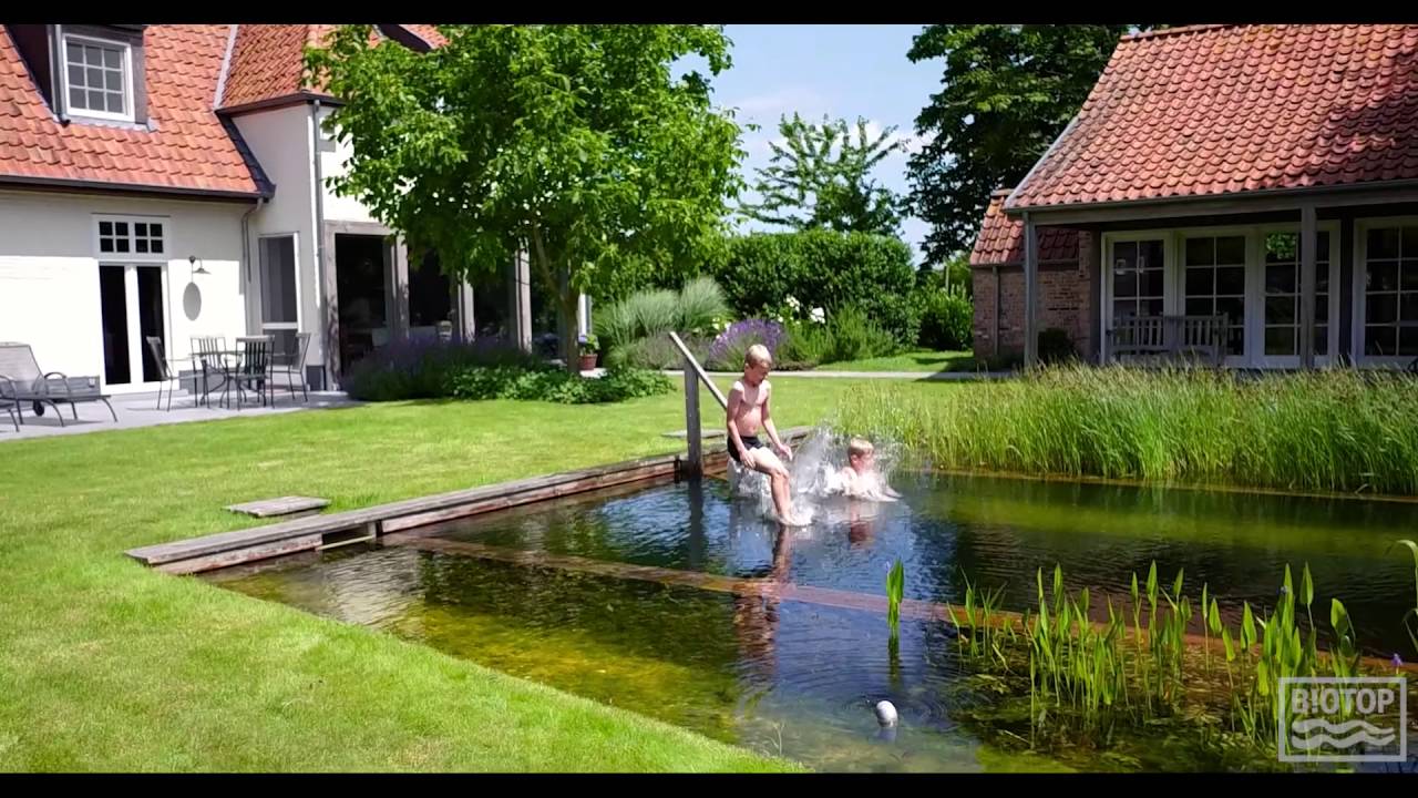 BIOTOP Natural Pools - Drone Flight over Natural Pool in Belgium