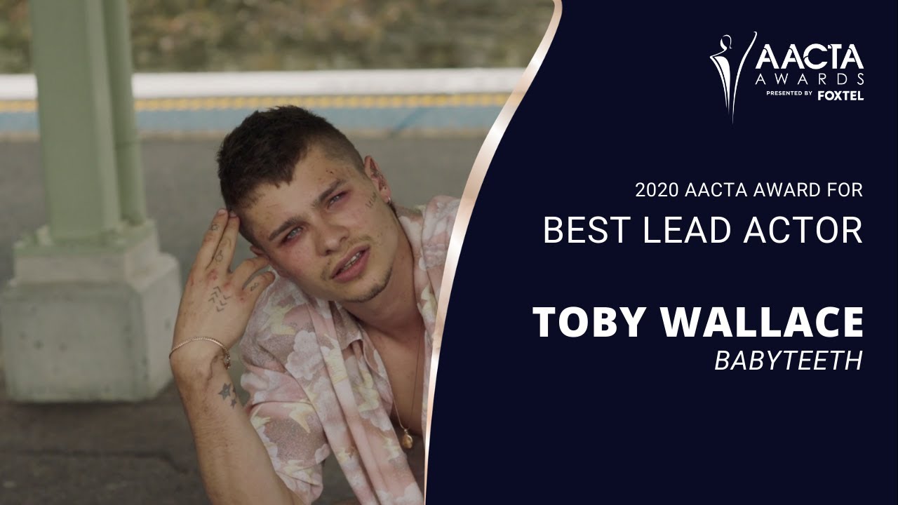 Toby Wallace wins Best Lead Actor | 2020 AACTA Awards (In Room)