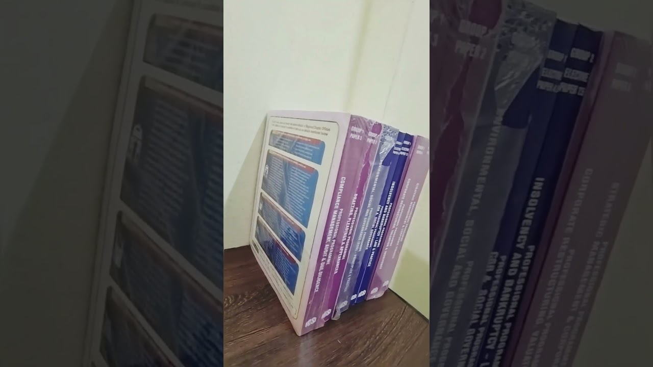 CS professional new syllabus 2023 icsi module unboxing 