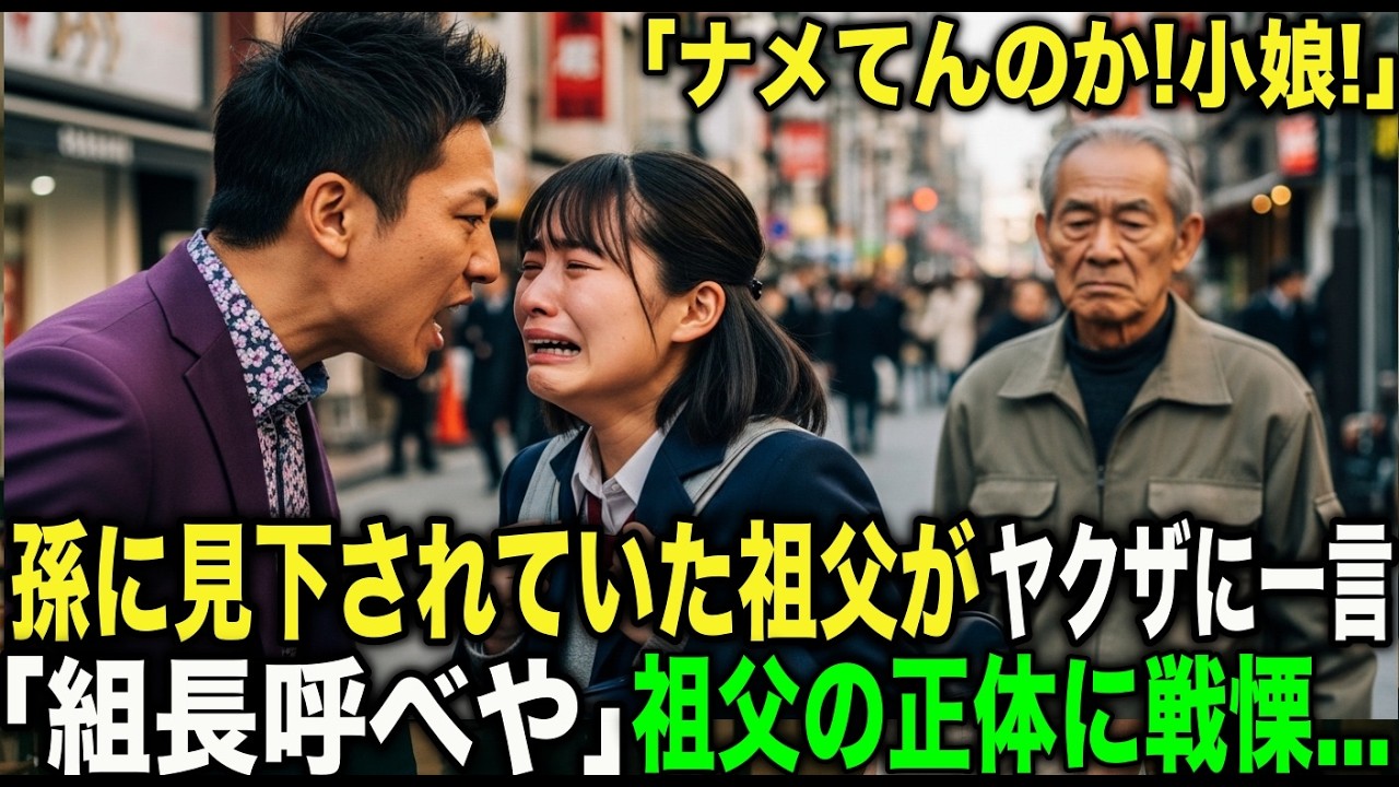 「どけ！ボケ老人！」見下され続けた祖父がヤクザに一言「組長呼べや」祖父の正体に戦慄…