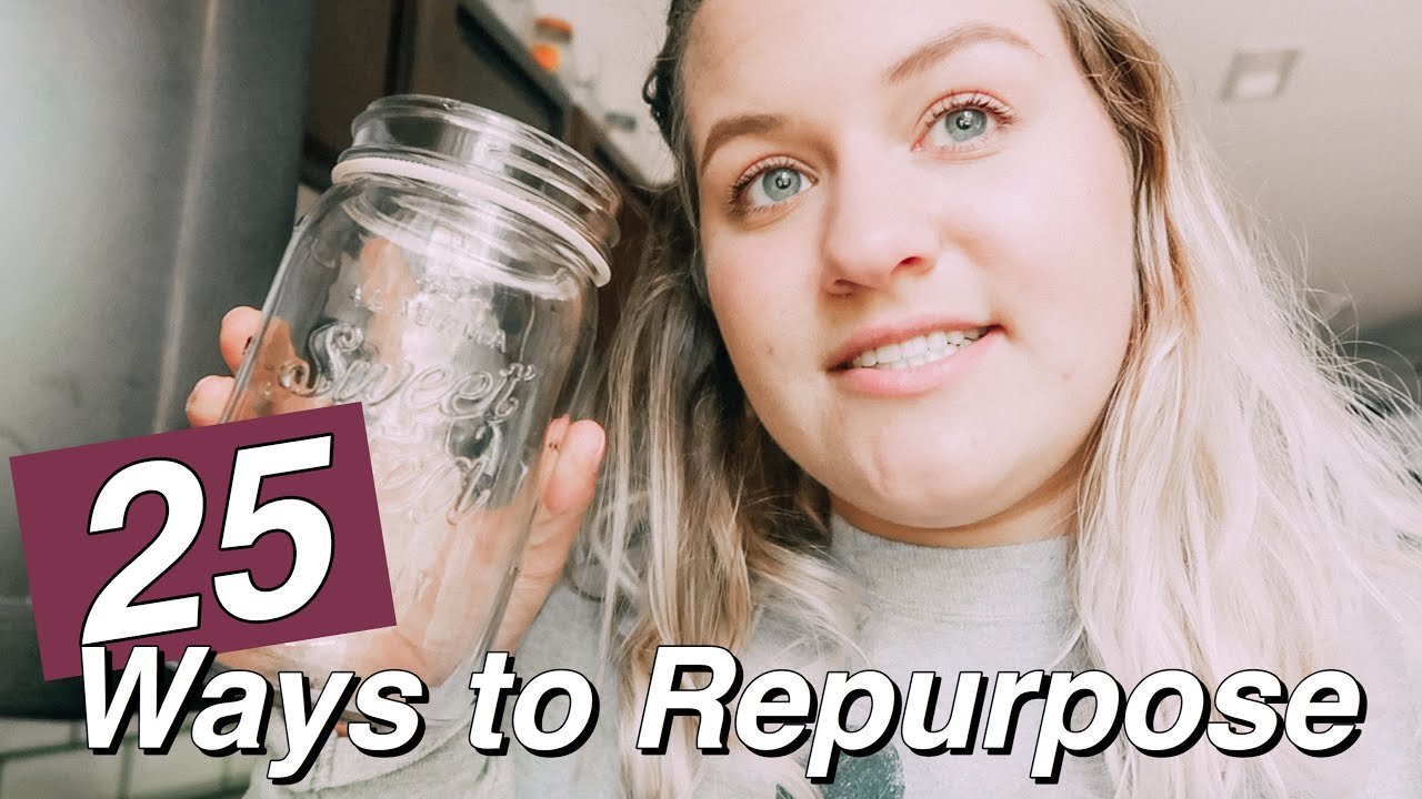 25 Ways To Repurpose Glass Jars 2020 || huntermerck