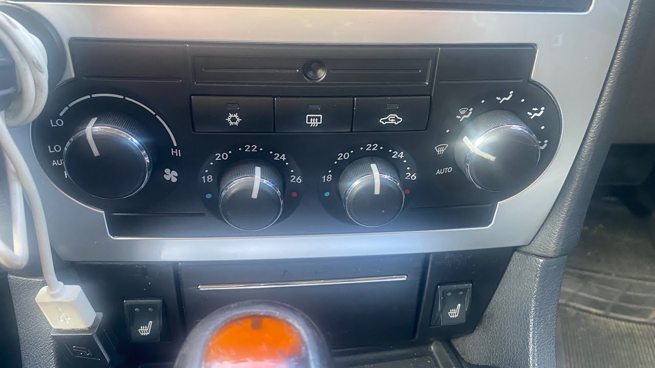 Heater/ AC panel lights failed on Chrysler C300 Tutorial