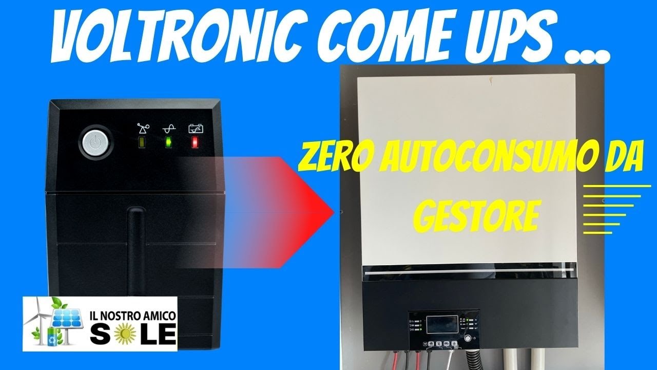 Come eliminare l'autoconsumo dell'inverter voltronic