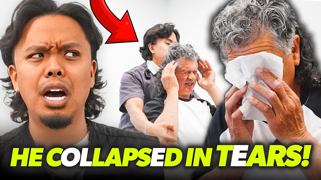 *CAREER-ENDING* BACK INJURY HEALED! 😱😭 (EMOTIONAL) | Dr Tubio | Asmr Chiropractic  Cracking