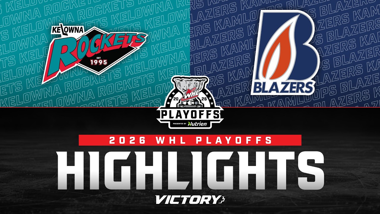 Kelowna Rockets at Kamloops Blazers - Game 3 | 2026 WHL Playoff Highlights