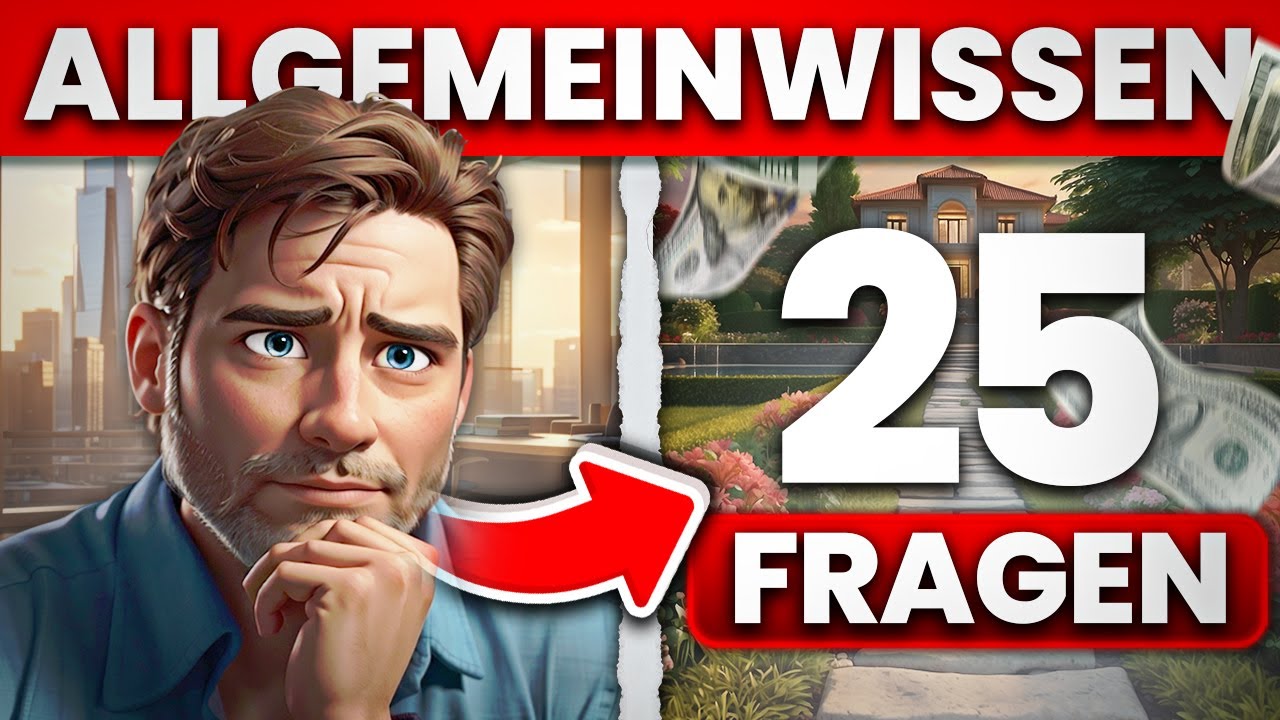 25 Fragen zum Testen deines Allgemeinwissens! 🧠