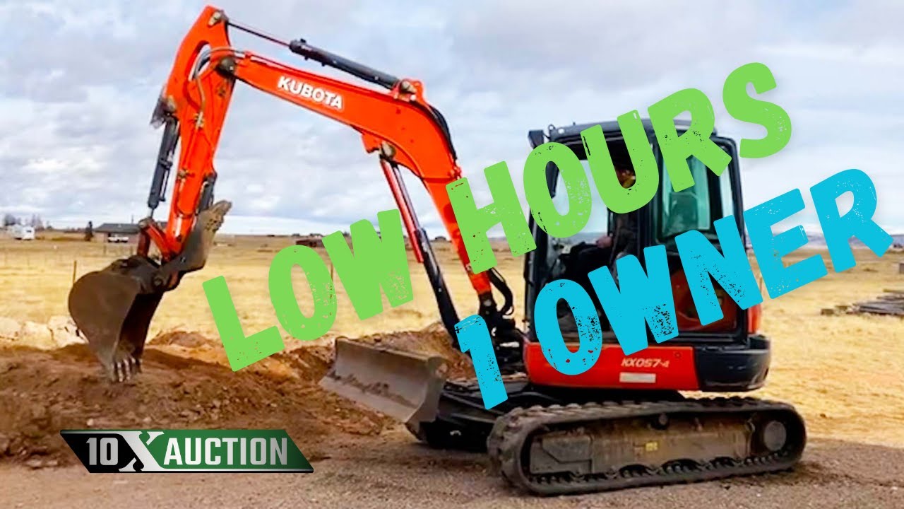KUBOTA KX057-4 (2016) 10X AUCTION  AuctionTime/MachineryTrader
