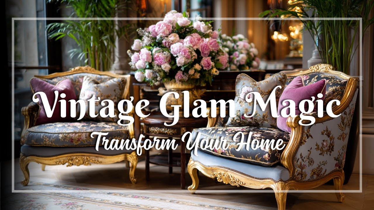 Vintage Glam Decor Ideas for a Luxe Home Full of Antique Beauty and Elevated Styling