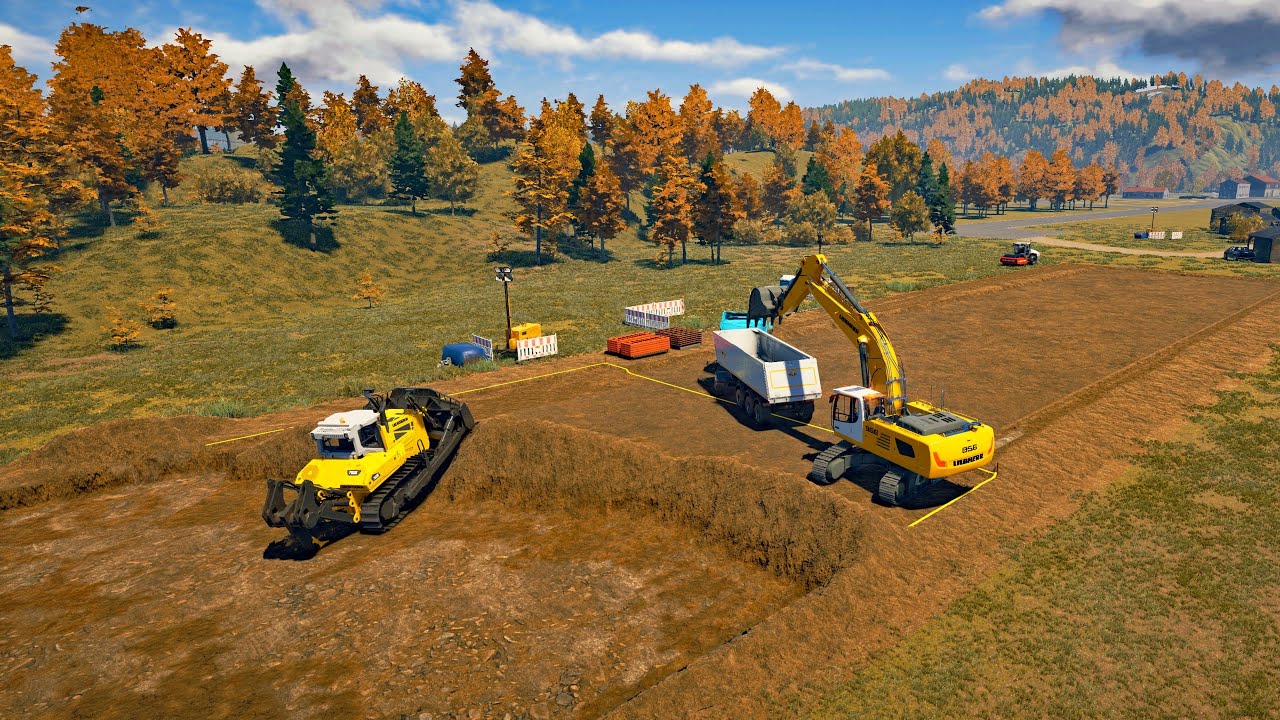 New Construction Simulator 2022 - Runway (3/8) - Germany Map 095 - Bau-Simulator