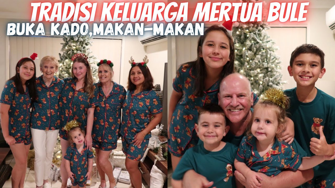 TRADISI KELUARGA MERTUA BULE | BUKA KADO, MAKAN-MAKAN