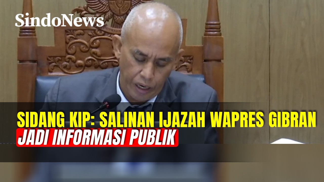 TOK! Salinan Ijazah Milik Gibran Masuk ke Informasi Publik, Bisa Diakses | Sindo Sore | 11/03