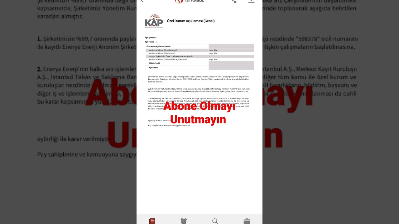 Ahlatçı Doğalgaz Bağlı Ortaklığı Enarya Enerjiyi Halka Arz Ediyor!! 