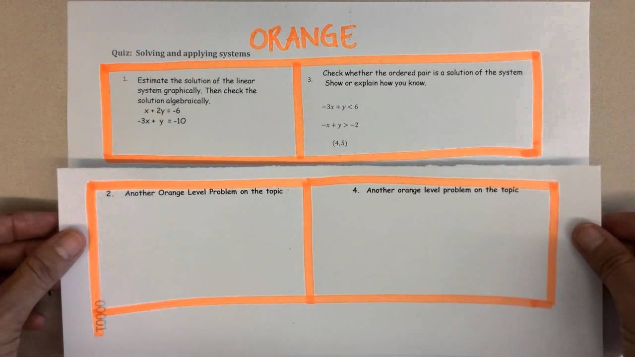Traditional v Tiered Assessment
