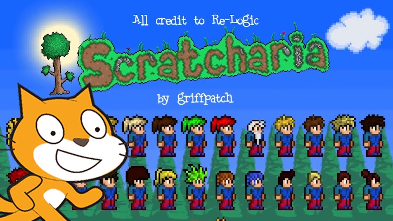 Terraria w Scratchu jest zabawna