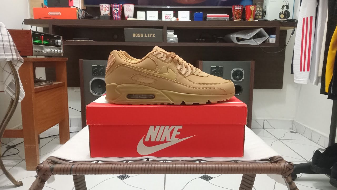 Nike Air Max 90 Premium Wheat - Style Code: FZ5102-299 Flax/Flax Wheat