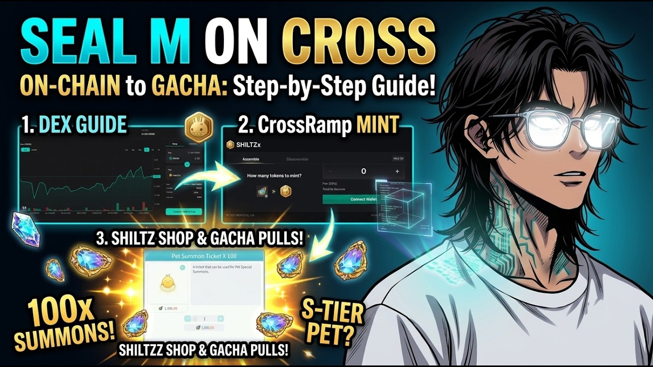 Seal M on Cross: CrossRamp + DEX Guide + Shiltz Shop Gacha Pulls