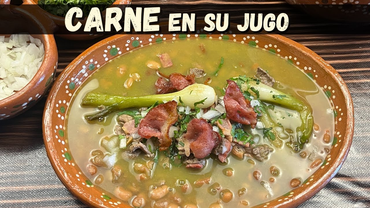 Como Hacer CARNE EN SU JUGO Estilo Guadalajara | RECETA Completa