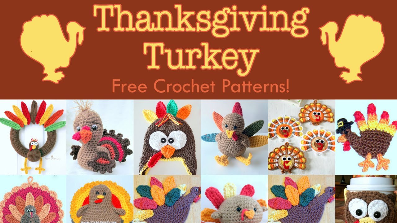 Thanksgiving Turkeys - FREE CROCHET PATTERNS!