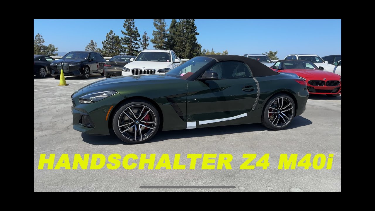 First Look at the Handschalter Z4 M40i in San Remo Green | 4K