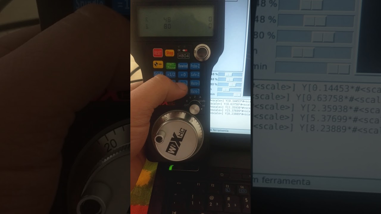 Manivela eletrônica Linux CNC XHC-HB-04