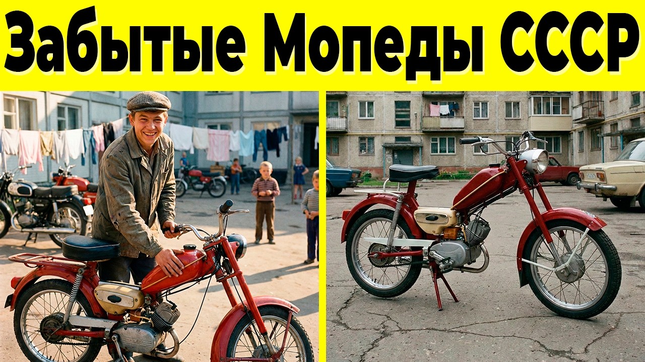 10 Марок Мопедов СССР, Которые Исчезли с Дорог!
