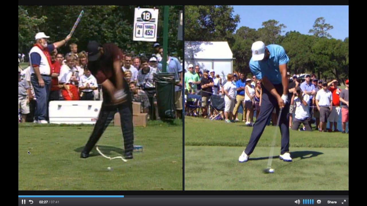 Brandel Chamblee analysis of Tiger's Swing 2000 vs 2015