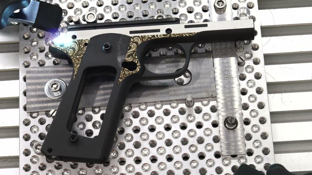 Предварительная лазерная разметка 1911 и советы по гравировке!