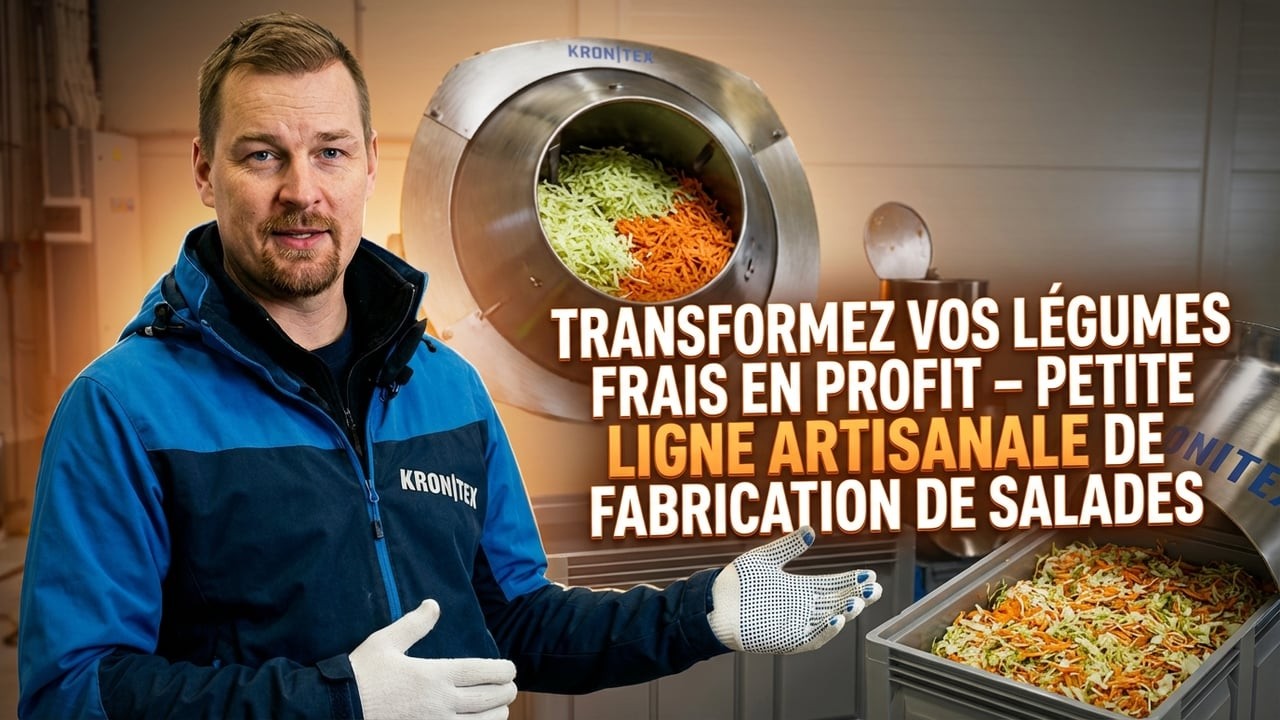 Transformez Vos Légumes Frais en Profit – Petite Ligne Artisanale de Fabrication de Salades composée