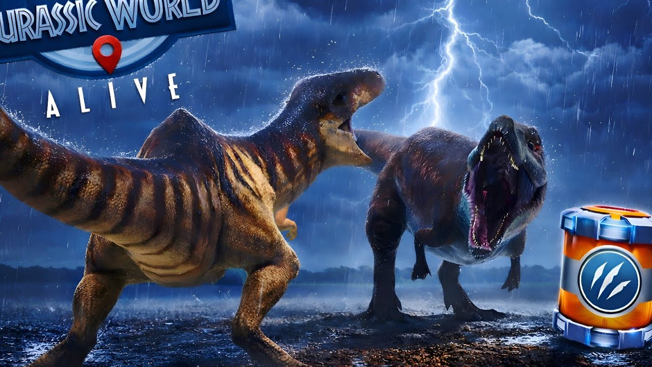 Brutal battle between 35 level MEGARAPTOR and 21 level BARYOSAURUS || Jurassic world alive || V3.18