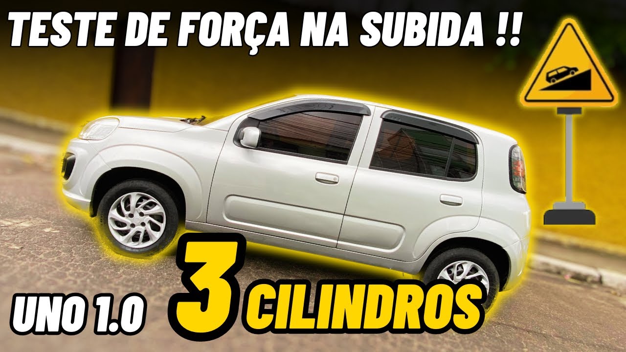 Fiat uno drive - TESTE DE SUBIDA - 1.0 Firefly 3CILINDROS