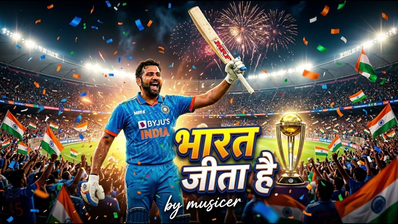 भारत जीता है 🏏 Team India Victory Song | Cricket Celebration Anthem | Stadium Energy | by musicer
