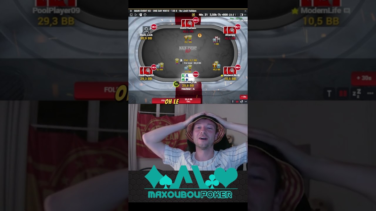 Le spot de folie💥 #poker #twitch #winamax #stream #tournois