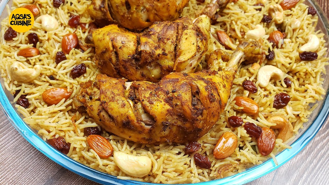 Chicken Mandi NO OVEN with Smoked Rice & Mandi Sauce Recipe by Aqsa's Cuisine, Arabian Chicken Mandi