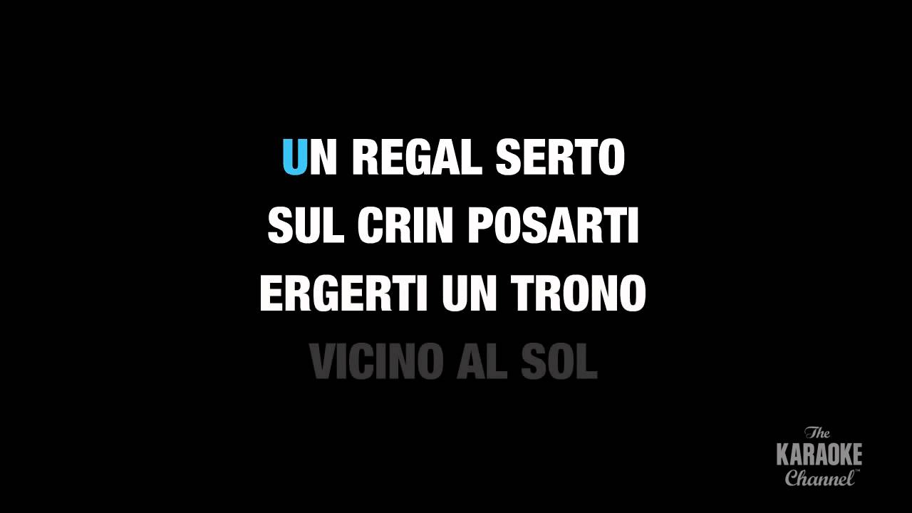 Celeste Aida in the Style of 