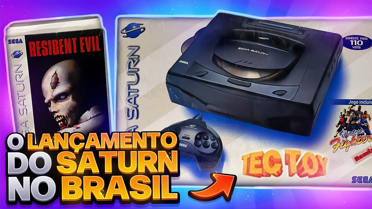 Unboxing de um Sega Saturn da Tectoy: Uma Viagem no Tempo para 1995!