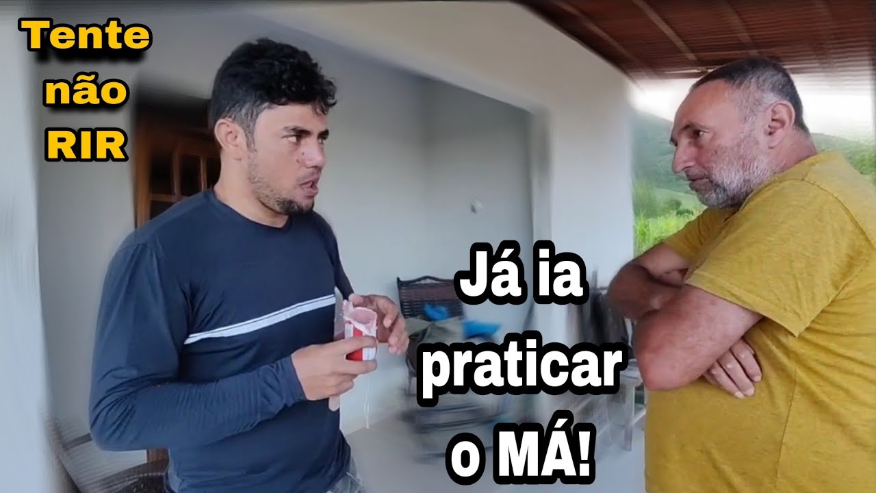 Tente não RIR com FRANCISCO QUERENDO PRATICAR O MÁ